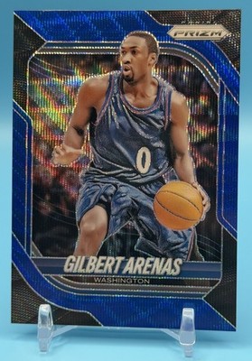 2025-26 Prizm Gilbert Arenas Blue Wave Prizm /249 Wizards #168
