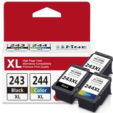 PG-243XL CL-244XL Ink for Canon Pixma MG2522 MG2500 MG2520 MX490 MX492 TR4520