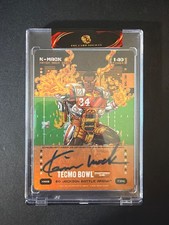 K-Mack Kevin Mack Auto Tecmo Bowl Bo Jackson Battle Arena Ink 140 Fire KMA5 2026