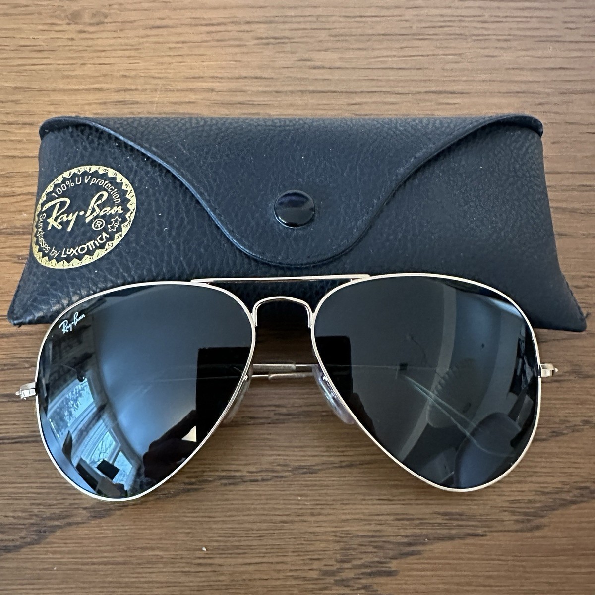 Ray-Ban Aviator RB3025 L0205 Sunglasses 58-14 Green Classic G-15