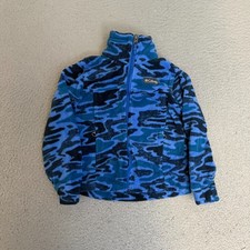 Columbia Jacket Boys Size XXS 4/5 Blue Full Zip Fleece