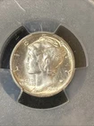 1945-D PCGS MS65FB Mercury Dime 10C Coin