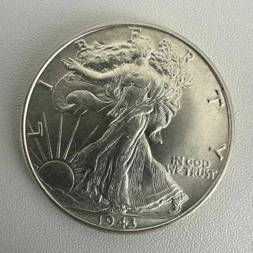 1943 Walking  Liberty Half Dollar - AU++    RM153