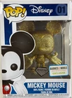 Funko Pop! Gold Diamond Mickey Mouse #01 Figure Barnes & Noble Exclusive (NIB)