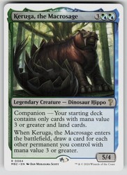 Keruga, the Macrosage (White Border) #84 MB2 Rare