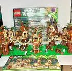 LEGO 10236 Star Wars Ewok Village 2x DOUBLE SET With Box Manual All MINIFIGURES