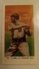 TY COBB, Detroit Tigers ~ 1909-11 American Caramel E90-1 Deadball Era REPRINT