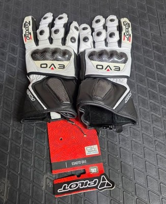 Pilot Motosport EVO Full Length Leather Motorcycle Glove 2XL - FREE UPS SHIPPING