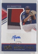 2018 USA Baseball Stars & Stripes Jerseys Prime 14/25 Michael Flores Auto uk2