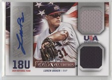 2014 Elite Extra Edition Game Jerseys Signatures 10/25 Luken Baker #16 Auto 0w3