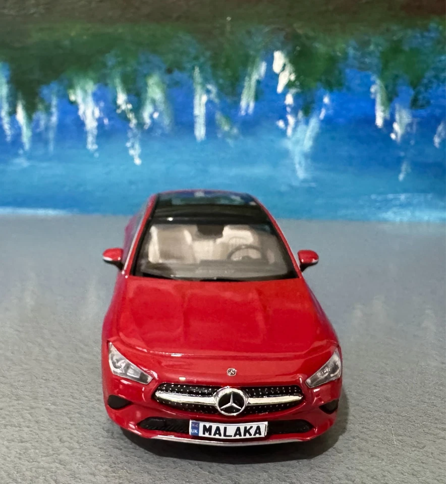 PERSONALISED NAME Mercedes CLA Coupe C118 2019 1:43 Spark Digital Diecast Car - Image 4 of 4