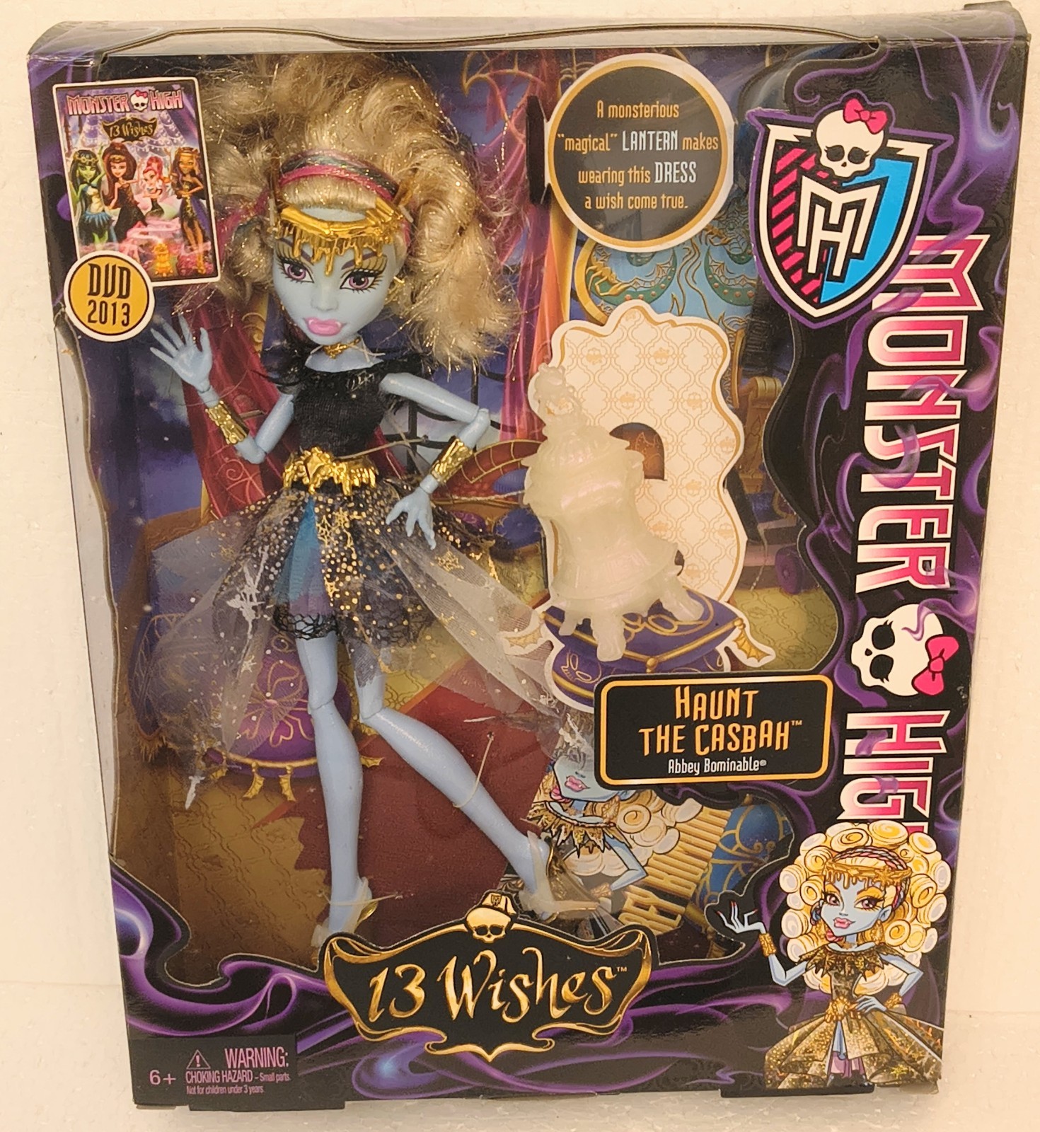 NEW ORIGINAL 2012 Monster High ABBEY BOMINABLE 13 Wishes Haunt The Casbah 