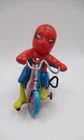 1968 MARX SPIDERMAN ON TRICYCLE - WORKING CONDITION