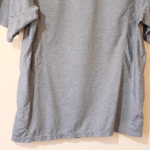 Kirkland Signature Mens T-Shirt Active Gym Stretch Gray Heather Medium #p80-6 - Picture 9 of 9