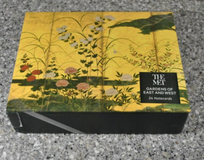 The MET - Gardens of East and West - 24 Note Cards, New in box