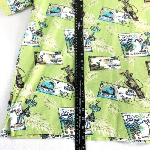 Windham Pointe Mens Golf Travel Print Polo Shirt Size M Cotton Short Sleeve - Picture 4 of 8