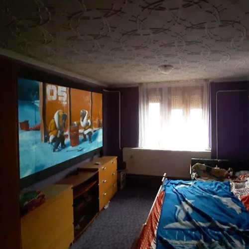 84Zoll Beamer Leinwand Mit Haken 16:9 Outdoor Heimkino 4K HD Projector Screen - Bild 13 von 23