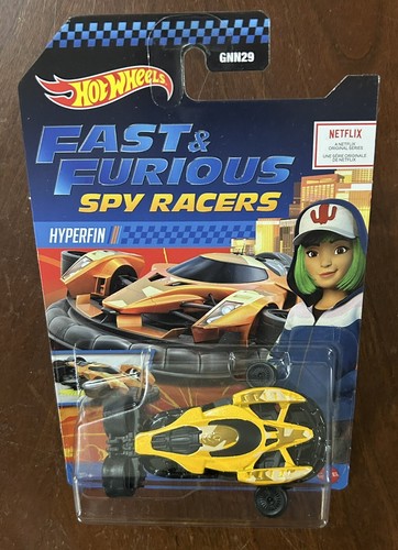 Hot Wheels Fast & Furious Spy Racers HYPERFIN in Protector Yellow - schwer zu finden - Bild 6 von 6