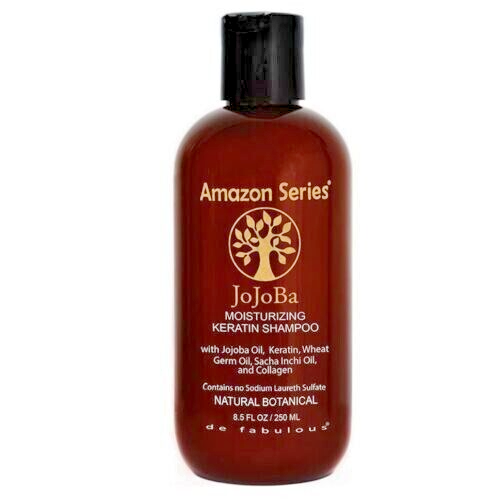 Series Jojoba Moisturizing Keratin Shampoo – 250 Ml, Mit Vitaminen & Omega 3. Für Normales Bis Dickes Haar, Täglich Anwendbar.