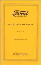 Model T Engine Chassis Part List