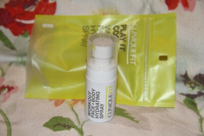 CLINIQUE FIT Play It Cool Workout FACE + BODY HYDRATING SPRAY Mist   NEW BNIB