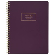 Cambridge Business Notebook Eggplant Purple 160 Ruled Pages Undated Design