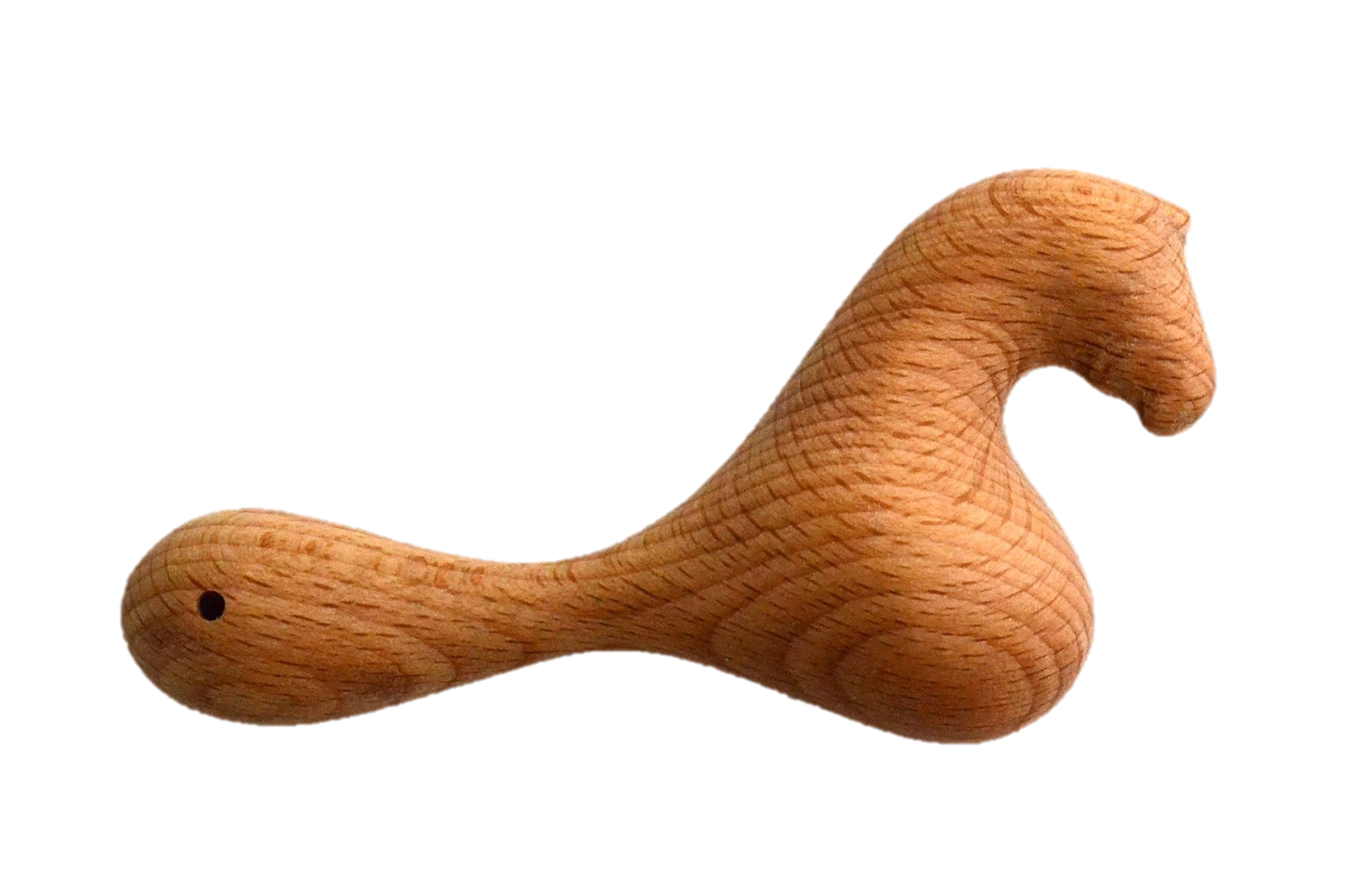 Organic Wooden Rattle toy Horse