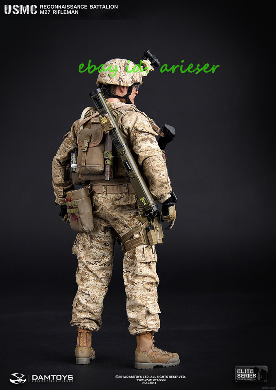 Damtoys 1/6 78014 Elite Series Usmc Reconnaissance Battalion M27