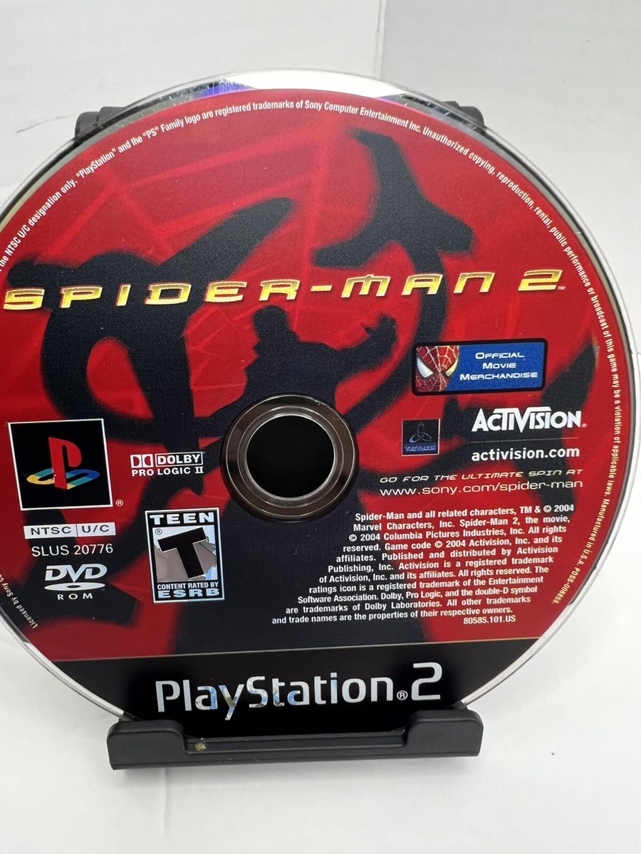 Spider-Man (PlayStation 2, 2004) PS2 Game Disc Only Good Condition!