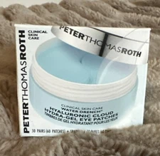 Peter Thomas Roth 60 Count Water Drench Hyaluronic Cloud Hydra-Gel Eye Patches 