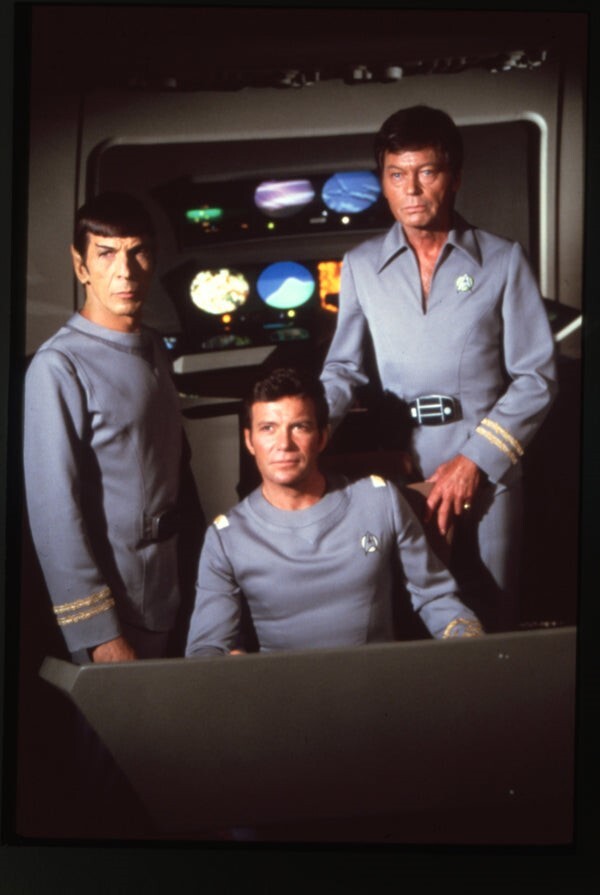 Star Trek William Shatner Leonard Nimoy DeForest Kelley Original ...