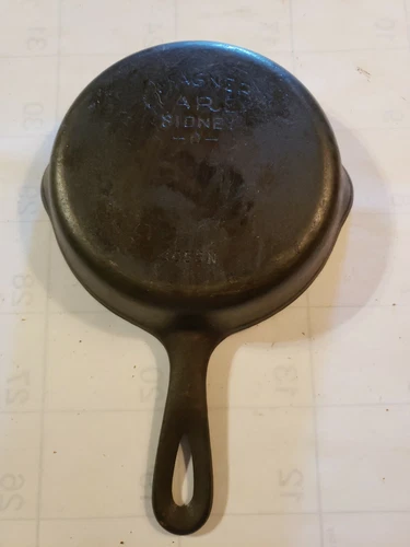 Vintage Antique 7" Wagner Ware Sidney -0- 1053 N Cast Iron Skillet Fry Pan
