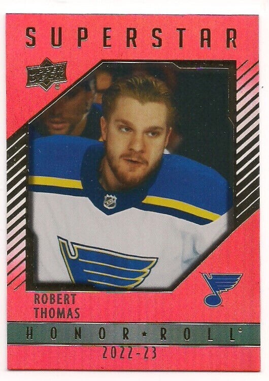 Robert Thomas 22-23 Upper Deck 1 Honor Roll Superstar Red Rainbow