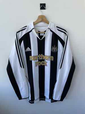 NEWCASTLE UNITED 2005/2006 HOME FOOTBALL SHIRT SOCCER JERSEY