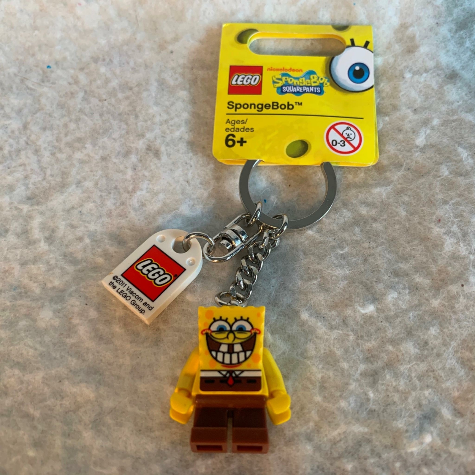lego spongebob keychain