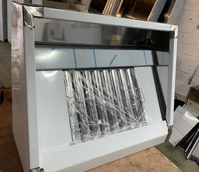 Großküche Baldachin Dunstabzugshaube 1200 mm / komplettes Absaugset