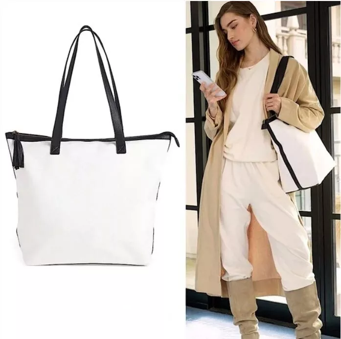 Vegan canvas shop tote bags