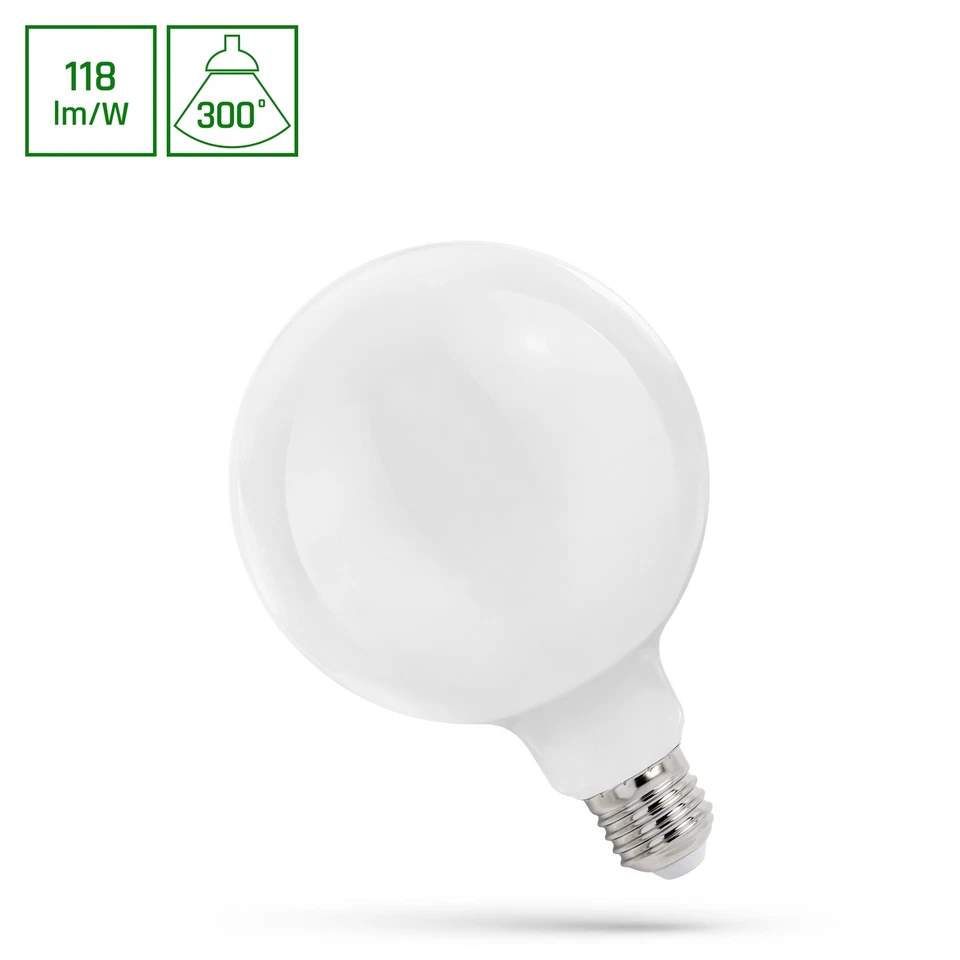 LED E27 11W 230V AC Blanc Neutre Filament Cog 1300 Lumen 300° - Photo 1/1