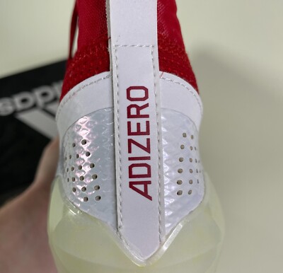 Adidas Adizero 5-Star 7.0 SK White Red Football Cleats Men's Size