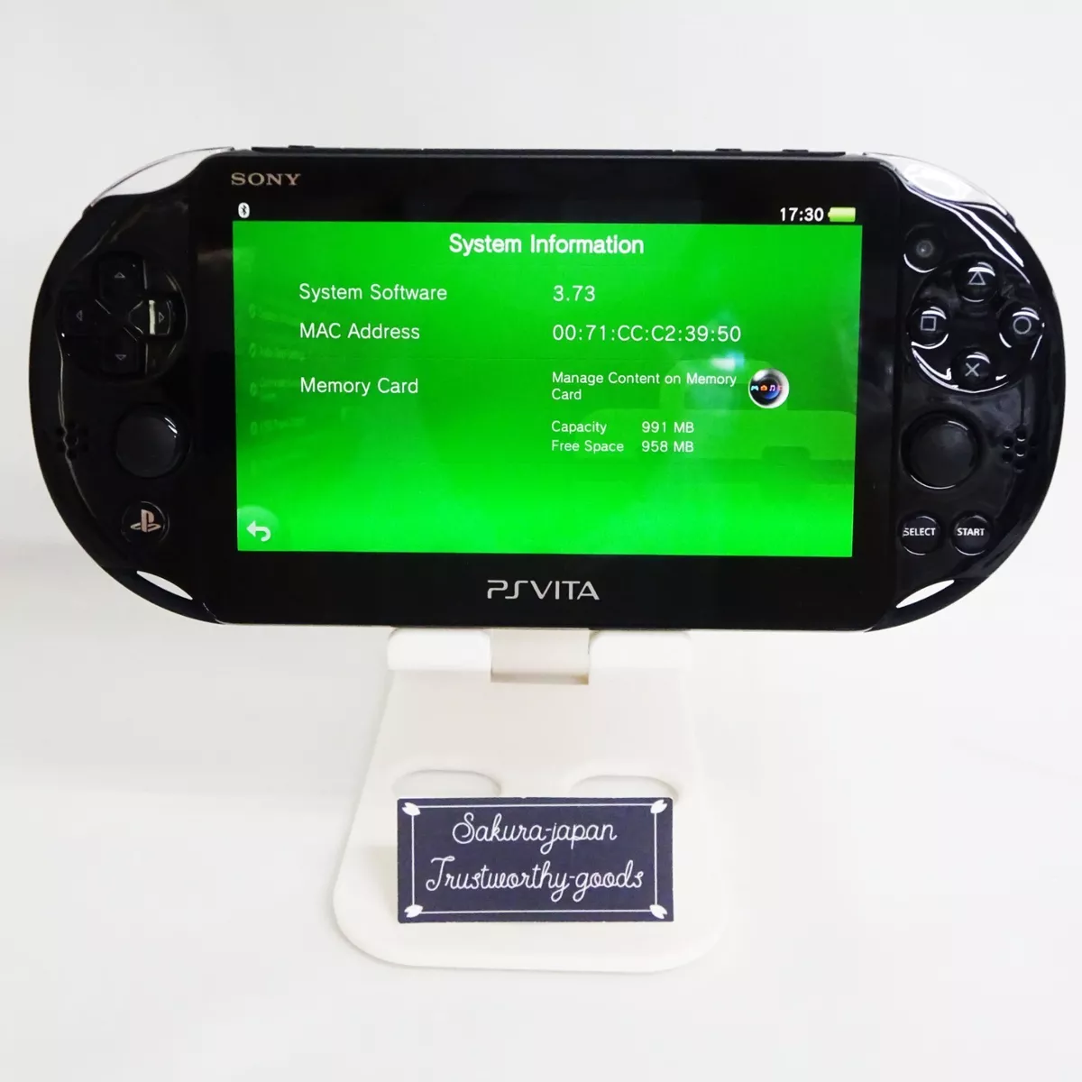 Sony Playstation PS Vita Black PCH-2000 ZA11 Console only PSV Slim Japan  Used