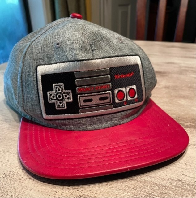 Nintendo Adjustable Snapback Hat Red/Gray/Black C… - image 1