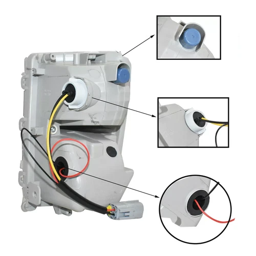 Fit 2012-2015 Toyota Prius Pair LED DRL Left & Right Fog Lights Turn Signal Lamp - Picture 5 of 12