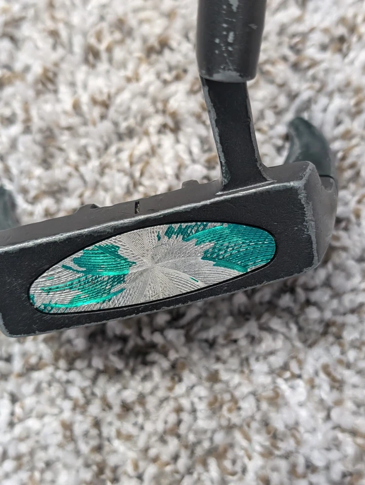 "Putter de golf Warrior personalizado 35,5"" incrustación verde para hombre diestro palo de golf acero" Foto 2 de 4