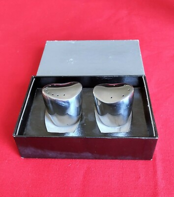 VINTAGE MODERN SWEDEN SAL & PEPPER SHAKERS - IN BOX - 60s - NEW