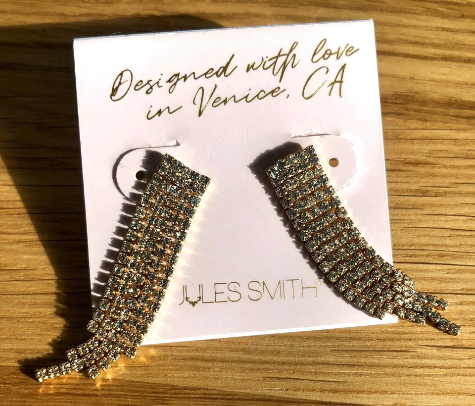 Pendientes colgantes araña cristal Harlow Jules Smith nuevos con etiquetas precio de venta sugerido por el fabricante: $86 Foto 2 de 4