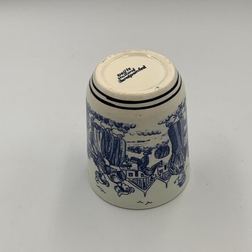 Delft Blue Handpainted Beaker Cup Dutch Scene - Picture 19 of 22