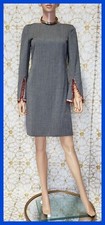 NEW GIANNI VERSACE VINTAGE GRAY WOOL and COTTON TUNIC 38 - 4