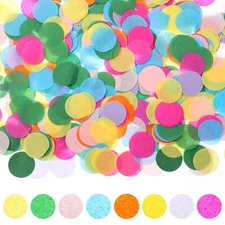 Pack of 5000 Confetti Round 1 Inch Paper Confetti Multicoloured Round Confett...