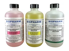 Biopharm pH Calibration Solution Kit (3) 250 mL (8oz) Bottles pH 4.0, pH 7.0 and