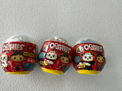 Lot of 3 Ooshies Ryans World Pencil toppers! Brand New! FIND THE GOLDEN TITAN!!!